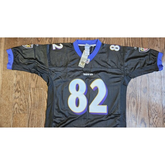 Torrey Smith #82 Baltimore Ravens Reebok On Field Jersey Black Sz XL 16-18  NWT - Picture 4 of 15